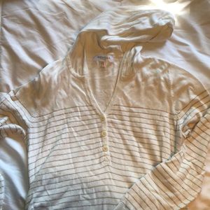 motherhood maternity light sweater with hood